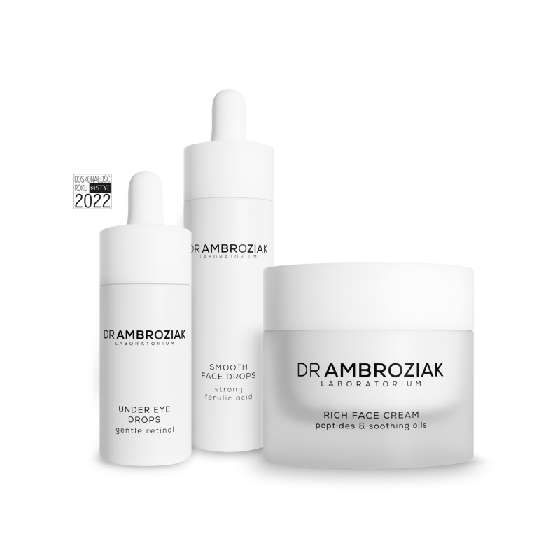 SMOOTH-UNDER-EYE-RICH-set_Dr Ambroziak Anti-ageing Set – Zestaw anti-ageing