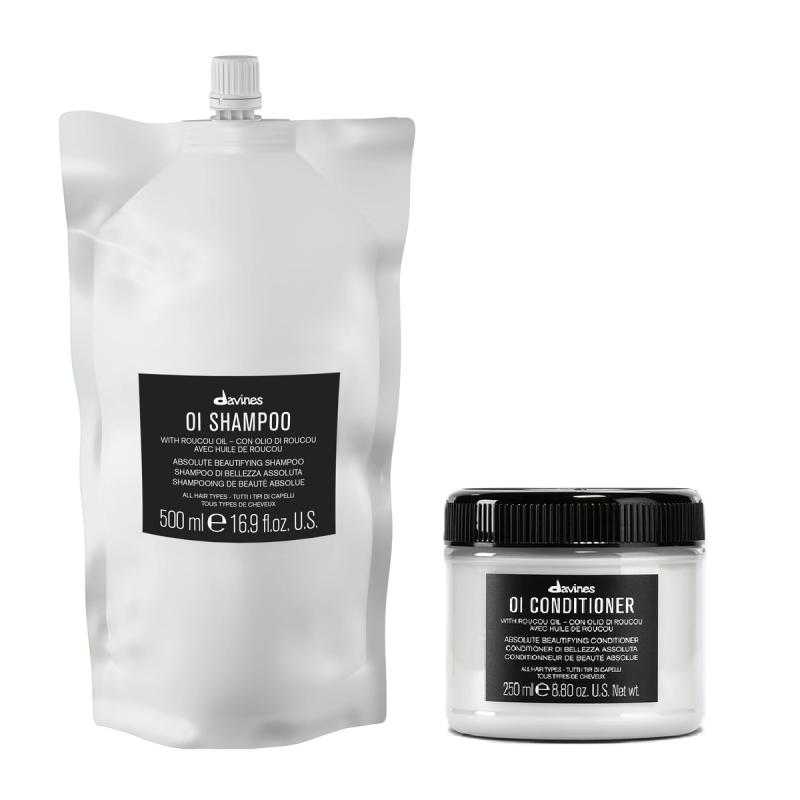 Davines zestaw OI szmpon 500, odżywka 250.png