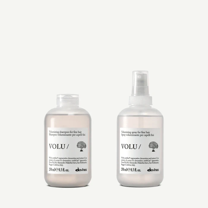 Zestaw Davines VOLU Shampoo 250 ml + VOLU Hair Mist 250 ml