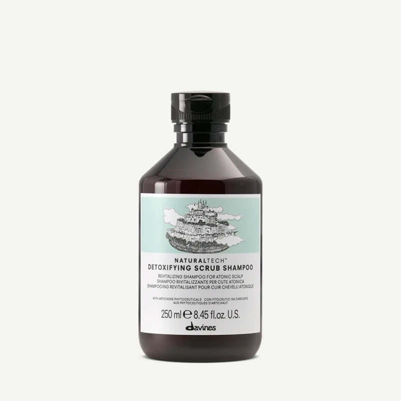 Davines Detoxifying Scrub - szampon do zwiotczałej skóry głowy 250 ml