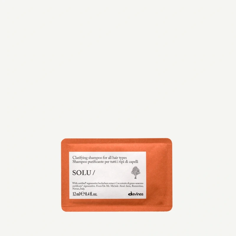 DAVINES NEW ESSENTIAL HARICARE Szampon do włosów SOLU Shampoo 12 ml.webp