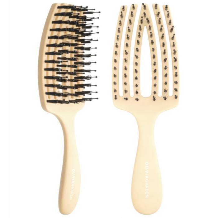 OLIVIA GARDEN Finger Brush Mini Care Kids Yellow szczotka do rozczesywania włosów dla dzieci
