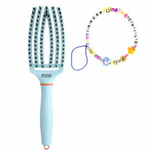 Olivia Garden Szczotka do Włosów Finger Inner Child Brush Medium Bubble Blue