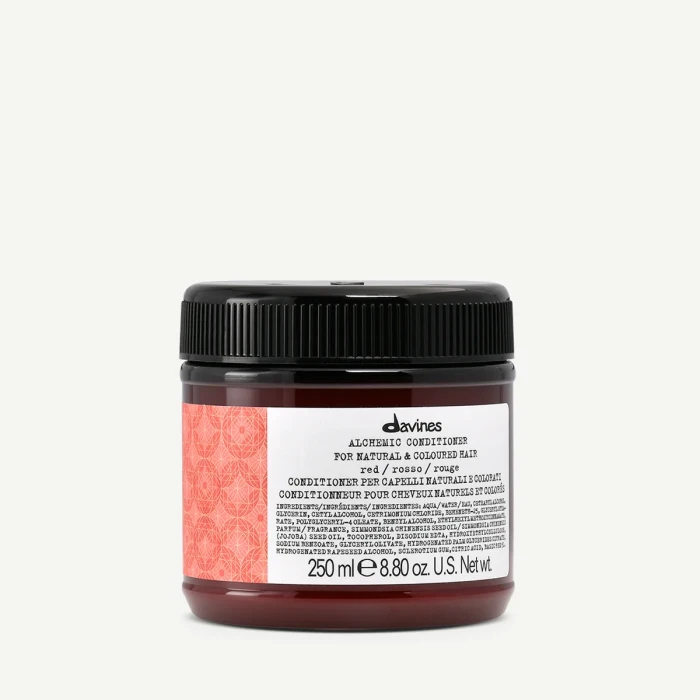 Davines Alchemic Red - odżywka koloryzująca do włosów w odcieniach czerwieni lub mahoniu 250 ml