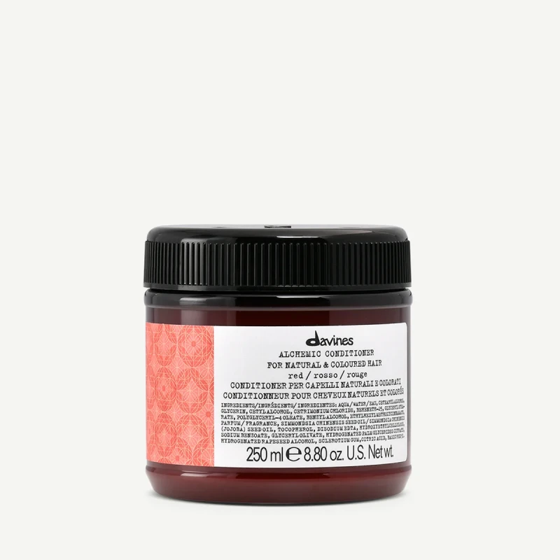 Davines Alchemic Red - odżywka koloryzująca do włosów w odcieniach czerwieni lub mahoniu 250 ml